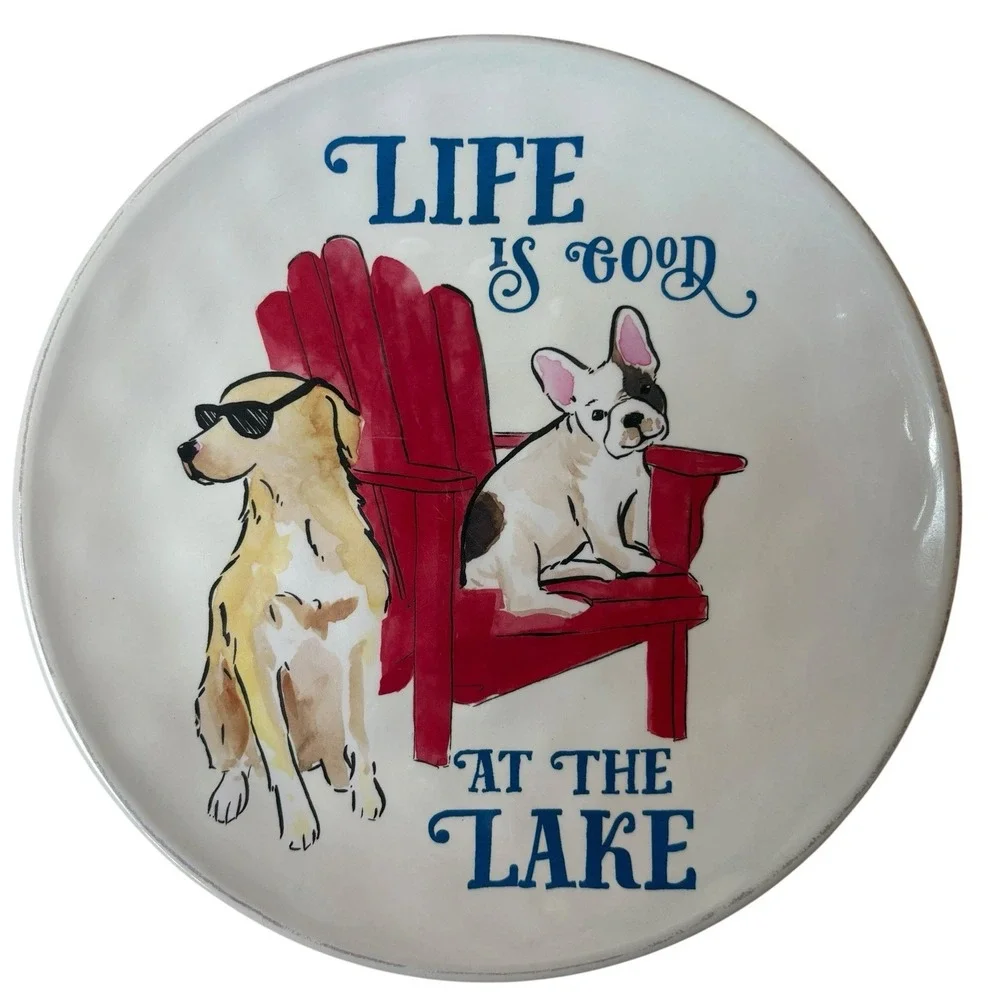 Life Is Good At The Lake Dogs Pier 1 8.5